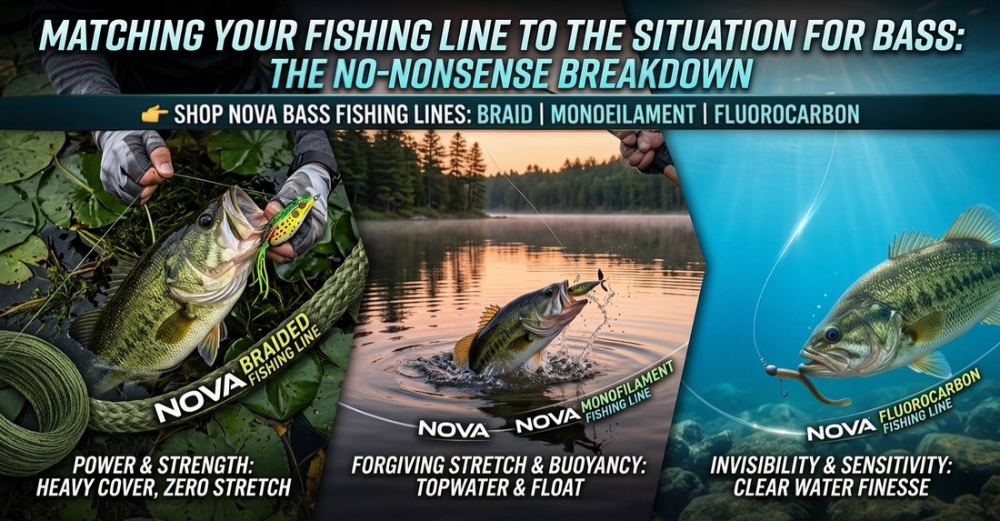 Best Fishing Line for Bass: Braid vs. Mono vs. Fluorocarbon