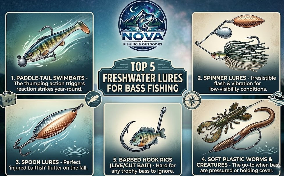 Top 5 Freshwater Lures for Bass Fishing
