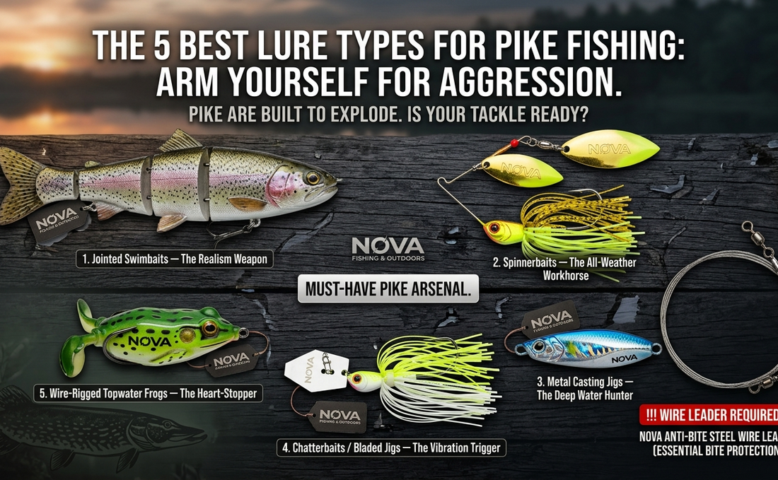Top 5 Lures for Pike Fishing (And How to Fish Each One)