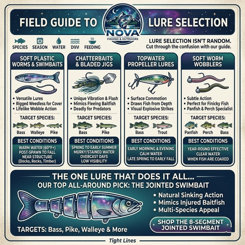 The Right Lure for the Right Fish Nova Fishing & Outdoors