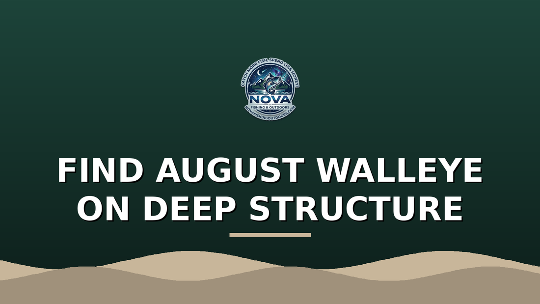 August Walleye: Trolling Deep Structure When the Bite Goes Vertical