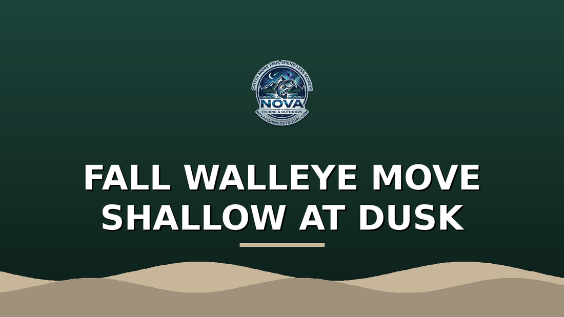 Fall Walleye Are Moving Shallow — Here's How to Find Them at Dusk