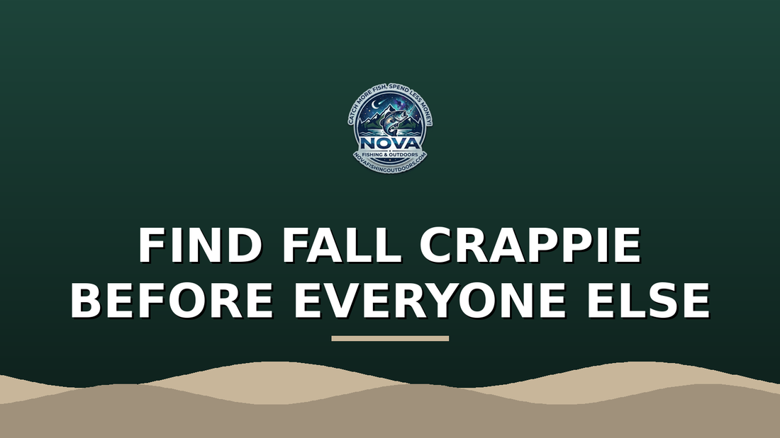 Fall Crappie Schooling: How to Find and Catch Slabs in September