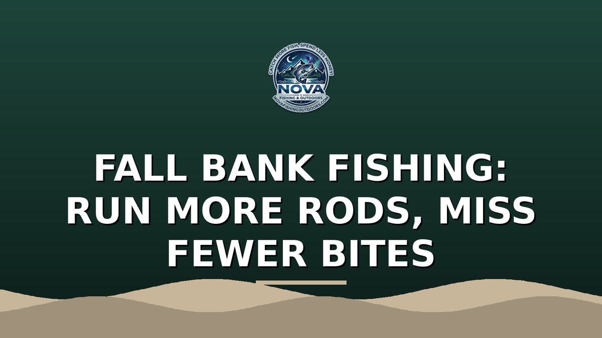 Fall Bank Fishing: How to Run Multiple Rods Without Missing a Bite