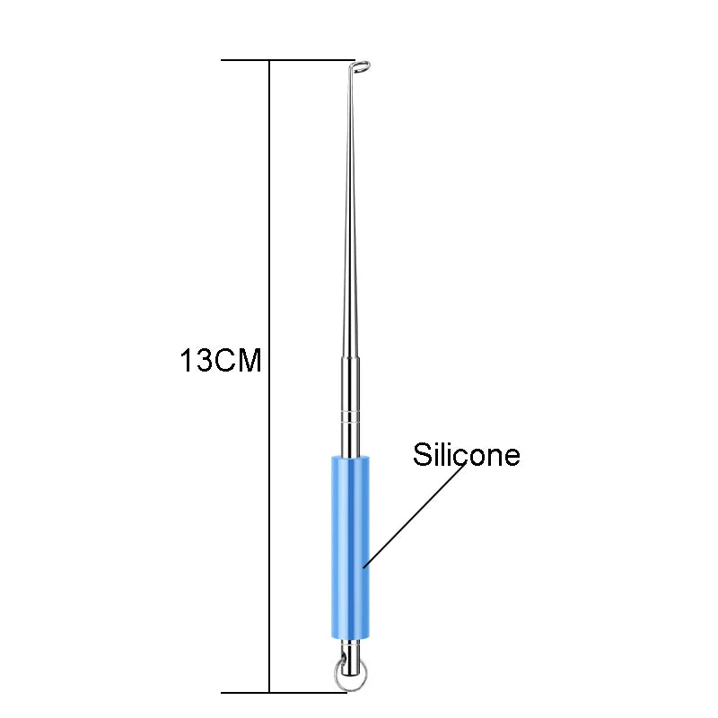 Stainless Steel Hook Remover – Fast & Safe Extraction Tool - Rapid Extraction Small blue 1PCS Nova Fishing & Outdoors