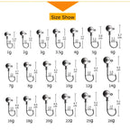 Crank Jig Head Fishing Hooks – 1g to 28g Weight Range Nova Fishing & Outdoors