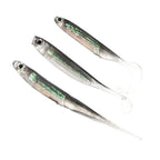 T-Tail Soft Plastic Lure Assortment – 5pc Swimbait Pack Nova Fishing & Outdoors