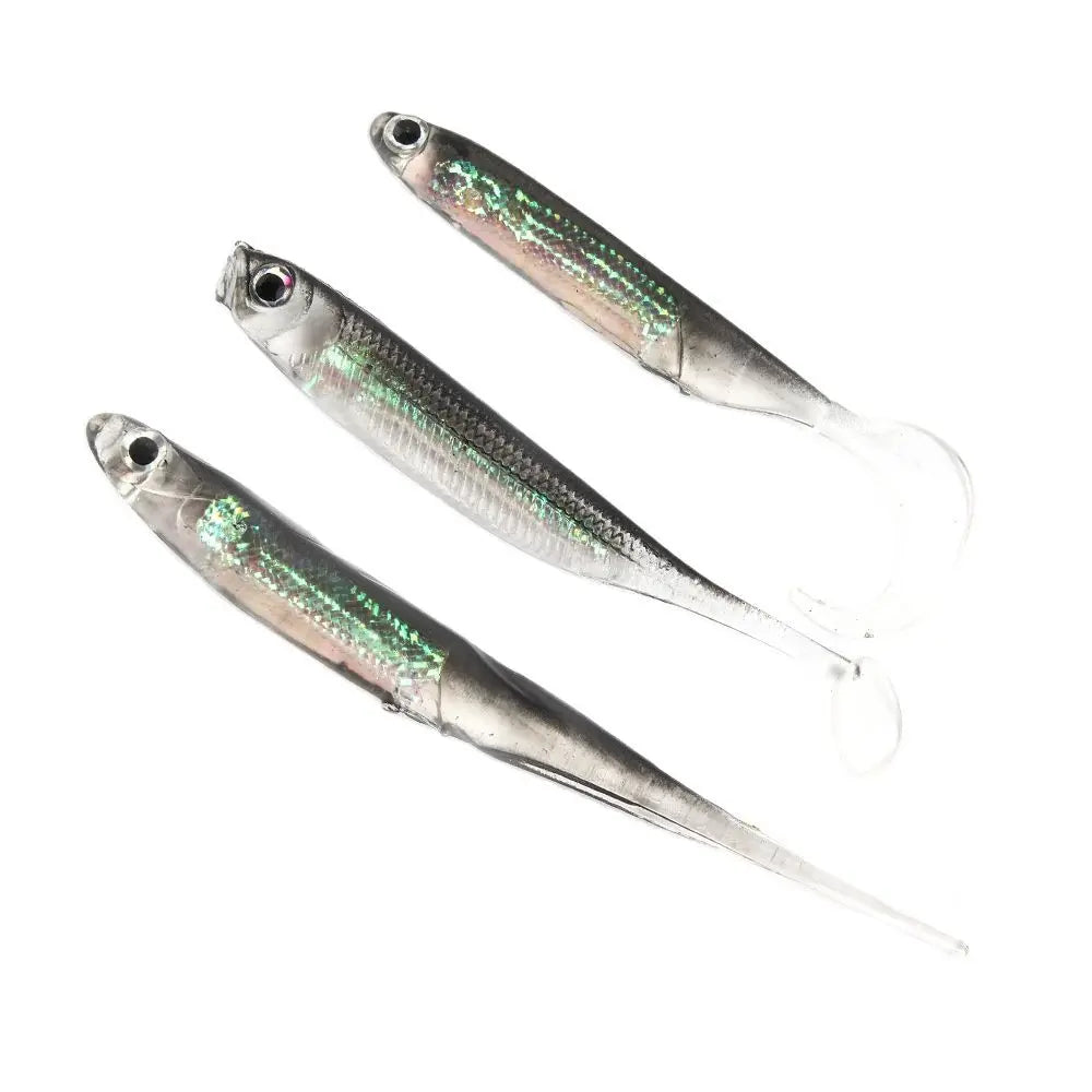 T-Tail Soft Plastic Lure Assortment – 5pc Swimbait Pack Nova Fishing & Outdoors
