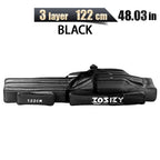 Nova Multi-Purpose Oxford Cloth Foldable Fishing Rod Bag Tools Carrier Case 60-180CM Green 122CM 3 Layer Black Nova Fishing & Outdoors