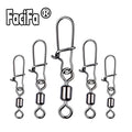 Nova Bearing Swivels with Snap – Bulk Stainless & Brass Lure Connectors (100pc)