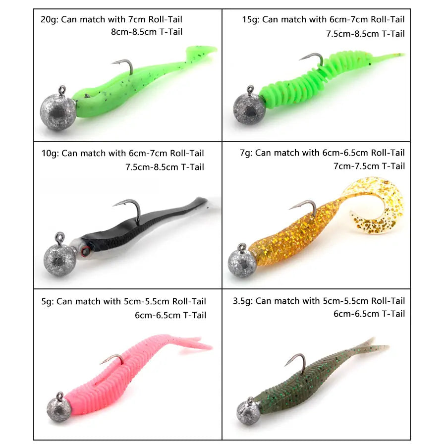 Crank Jig Head Fishing Hooks – 1g to 28g Weight Range Nova Fishing & Outdoors