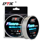 FTK 100m Fluorocarbon Leader Line – 4.13–34.32 lb Test Nova Fishing & Outdoors