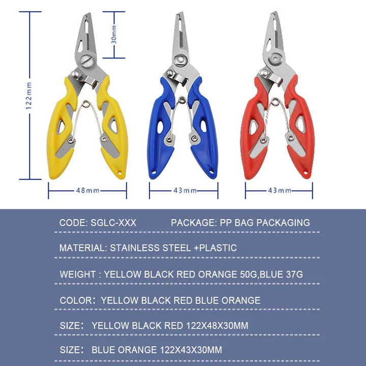 Selco Portable 12.5cm Fishing Pliers and Line Cutters Nova Fishing & Outdoors