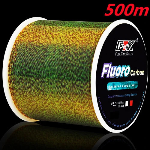 Nova Stealth: Invisible Spotted Fluorocarbon Coated Fishing Line – High Strength Bionic Sink Line 500kalv Nova Fishing & Outdoors