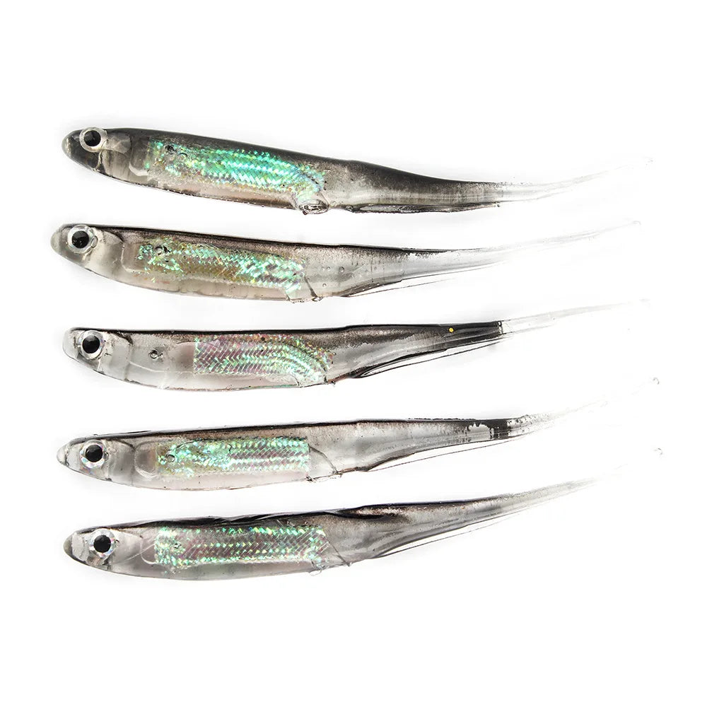 T-Tail Soft Plastic Lure Assortment – 5pc Swimbait Pack Nova Fishing & Outdoors