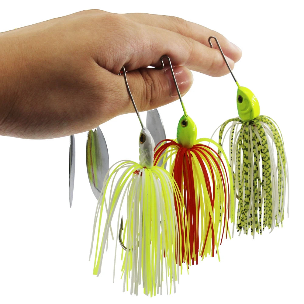 Versatile 6-Pack Spinnerbait Set – Essential Bass & Predator Lures for All Water Conditions Nova Fishing & Outdoors