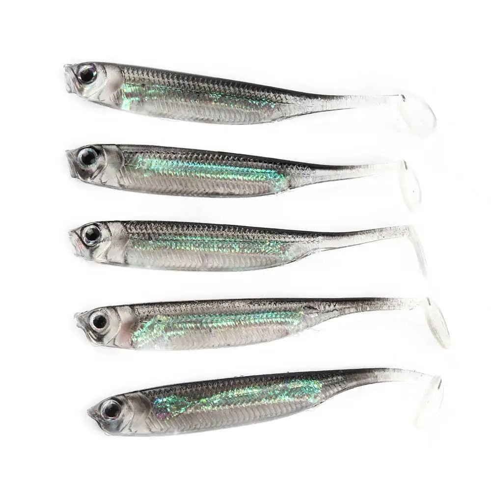 T-Tail Soft Plastic Lure Assortment – 5pc Swimbait Pack T Lure Nova Fishing & Outdoors