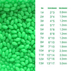 Nova Luminous Float Beads – Glowing Oval Rig Beads for Surf & Bottom Fishing (100pc)