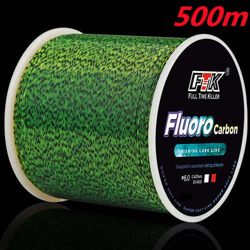 Nova Stealth: Invisible Spotted Fluorocarbon Coated Fishing Line – High Strength Bionic Sink Line 500lvse Nova Fishing & Outdoors