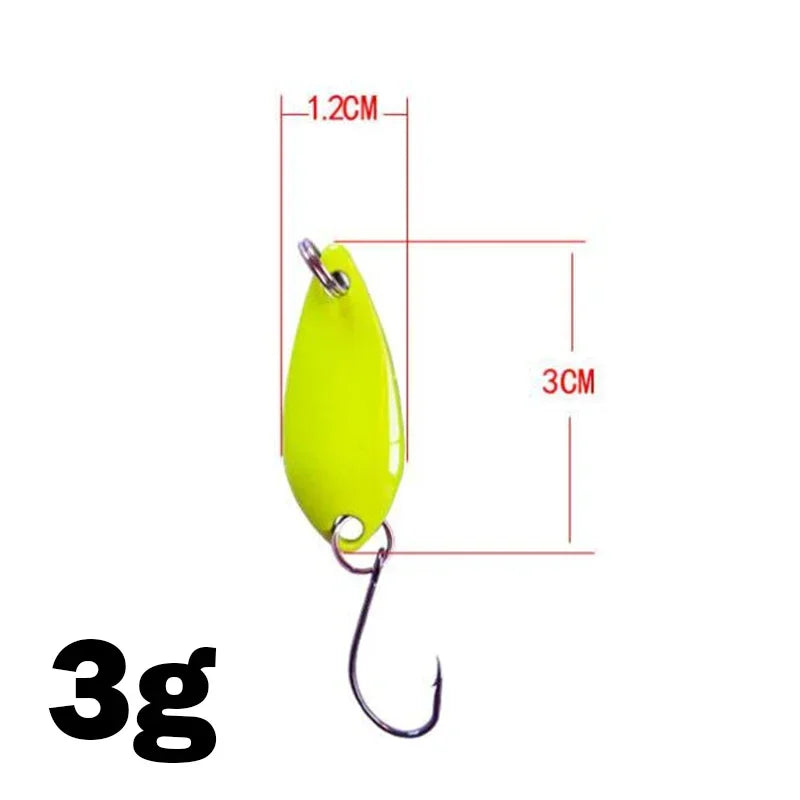 Mini 3cm 3g Metal Spoon Spinnerbait Nova Fishing & Outdoors