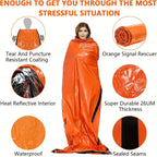 Emergency Mylar Survival Bivy Bag – Waterproof Thermal Protection for Backcountry & Rescue Nova Fishing & Outdoors