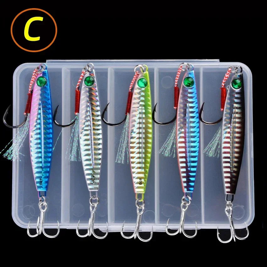 5pcs Nova Pro-Series Versatile Metal Casting Jigs | Bass, Pike & Walleye C Nova Fishing & Outdoors