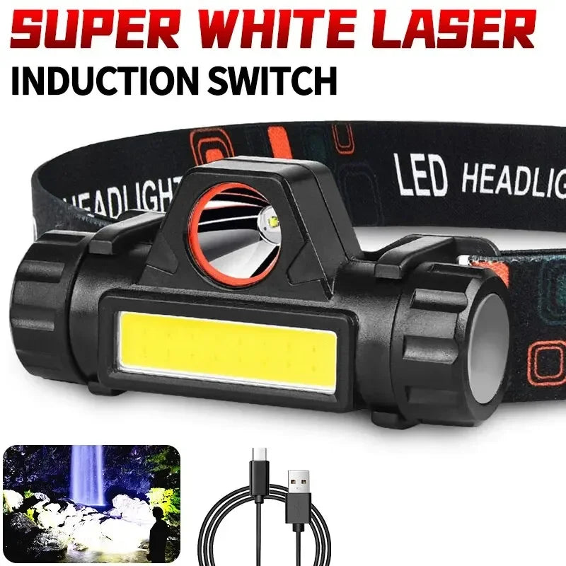 Magnetic Headlamp with Dual-Mode LED & Infinite Dimming Nova Fishing & Outdoors