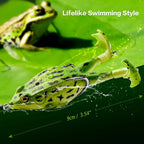 5-15 Piece Realistic Topwater Prop-Frog Lures Kit with Weedless Hooks 5-15 Pieces Nova Fishing & Outdoors