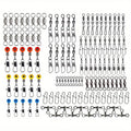 Nova 115-Piece Ultimate Terminal Tackle Kit – Quick-Change Swivels, Snaps, and Connectors for Bass & Walleye 115pcs Nova Fishing & Outdoors