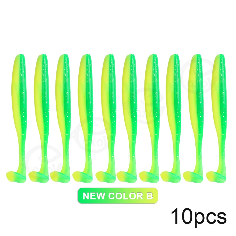 Nova Elite Series T-Tail Soft Fishing Lures – Realistic Silicone Swimbaits for All-Season Fishing B Nova Fishing & Outdoors