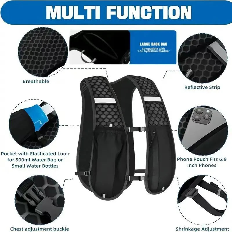 Fishing Hydration Sling – Rod Holder Water Bottle Carrier Nova Fishing & Outdoors