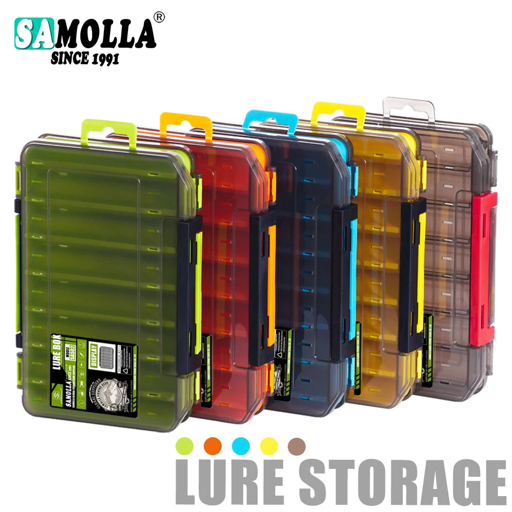 Dual-Compartment Tackle Box – Lure & Bait Storage Nova Fishing & Outdoors