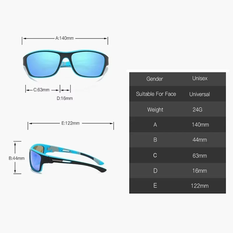 Nova Sport Polarized Sunglasses for Men and Women Driving Hiking Marine Fishing Glasses