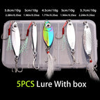 5-Piece Sinking Metal VIB Vibration Lure Set 5PCS Set C Nova Fishing & Outdoors
