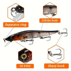 4.5in Sinking Minnow Crankbait Hard Bait – Pike & Carp Lure Nova Fishing & Outdoors