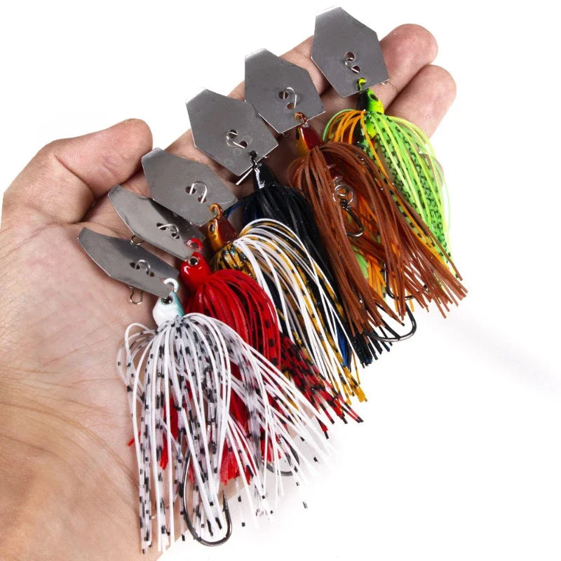 6-Piece Weedless Chatterbait Kit for Bass and Pike Nova Fishing & Outdoors