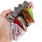 6-Piece Weedless Chatterbait Kit for Bass and Pike Nova Fishing & Outdoors