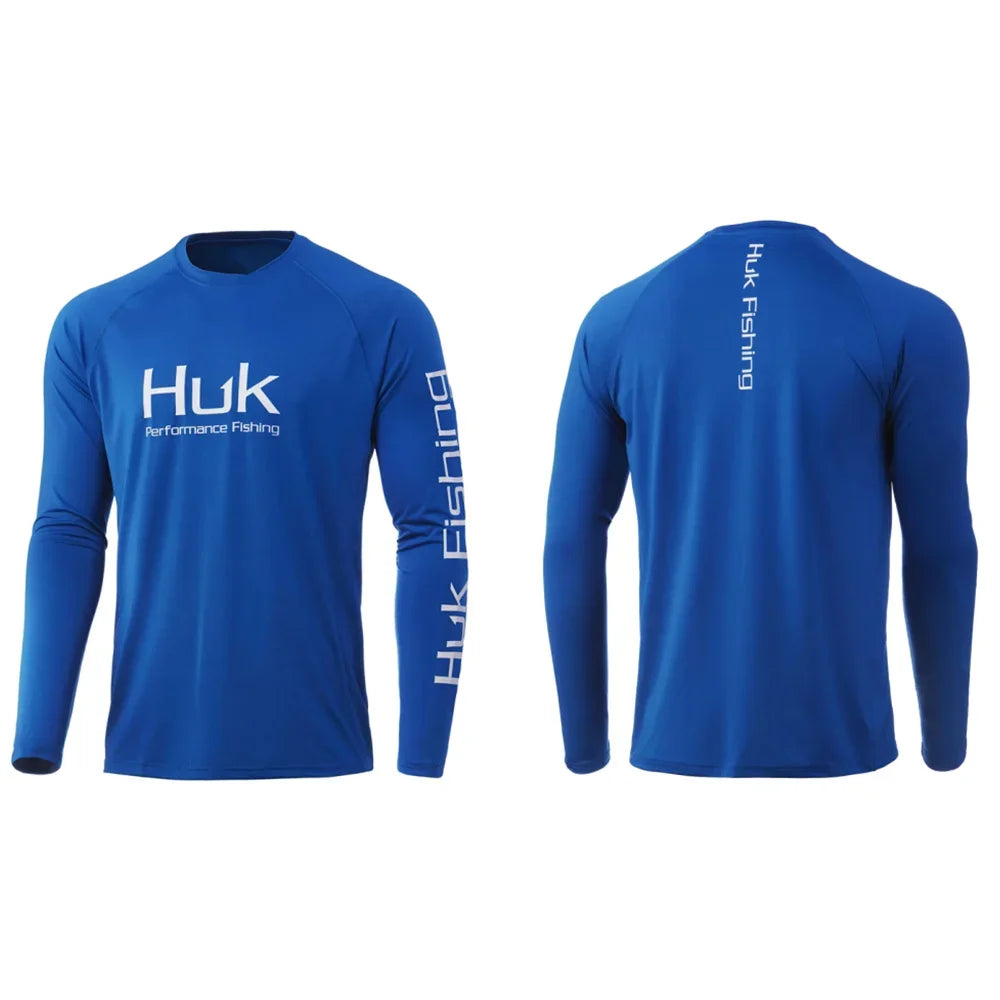 Nova Shield Tech Sun Protection Fishing Top - Long Sleeve Hoodless Jersey - Anti-Chafe Outdoor Apparel