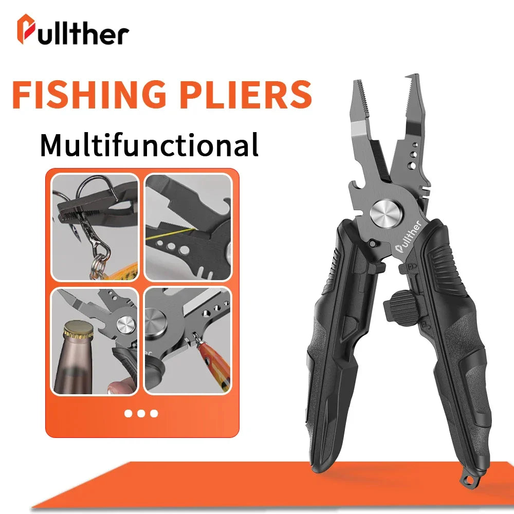 Multifunctional Stainless Steel Fishing Pliers and Line Scissor Tool Nova Fishing & Outdoors