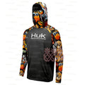 Nova Men's UPF 50+ Fishing Hoodie with Built-In Face Mask