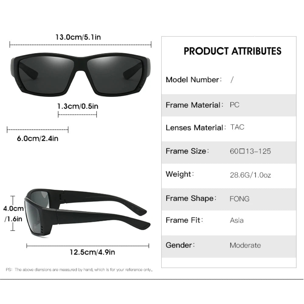 Nova Sports Polarized Sunglasses for Men Cycling Driving Fishing 100% UV Protection