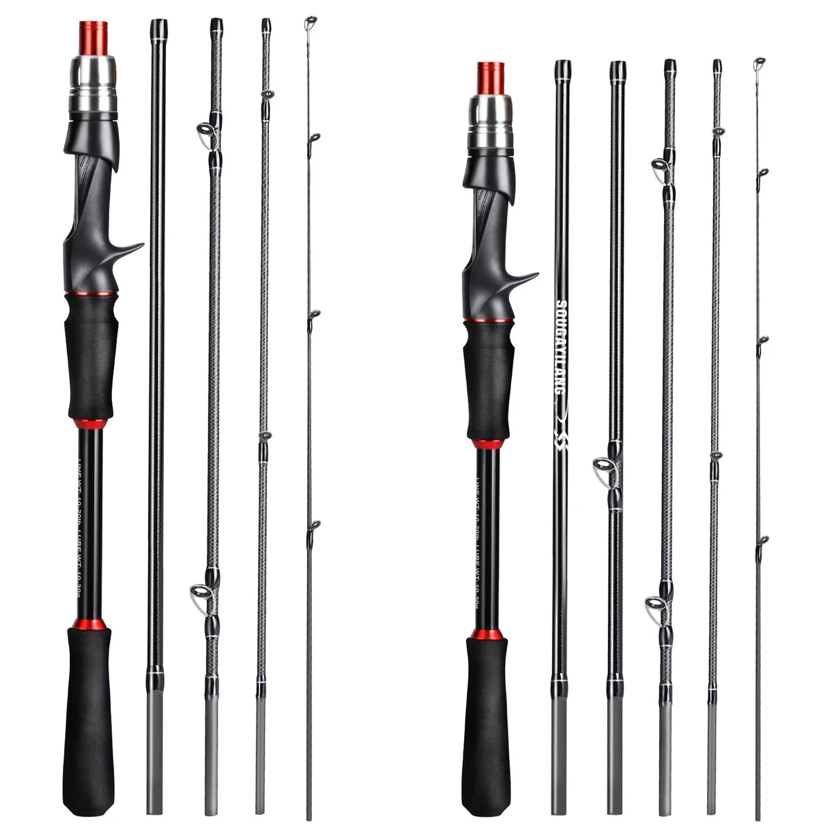 Dual-Length Carbon Spinning & Casting Rod – 1.8m/2.1m Bait casting fishing Nova Fishing & Outdoors