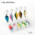 Multi-Weight Precision Metal Spoon Lure Set for Trout and Bass 5.0G Nova Fishing & Outdoors