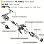Saltwater Spinning Reel – Stainless Steel Bearings, 25kg Drag Power Nova Fishing & Outdoors
