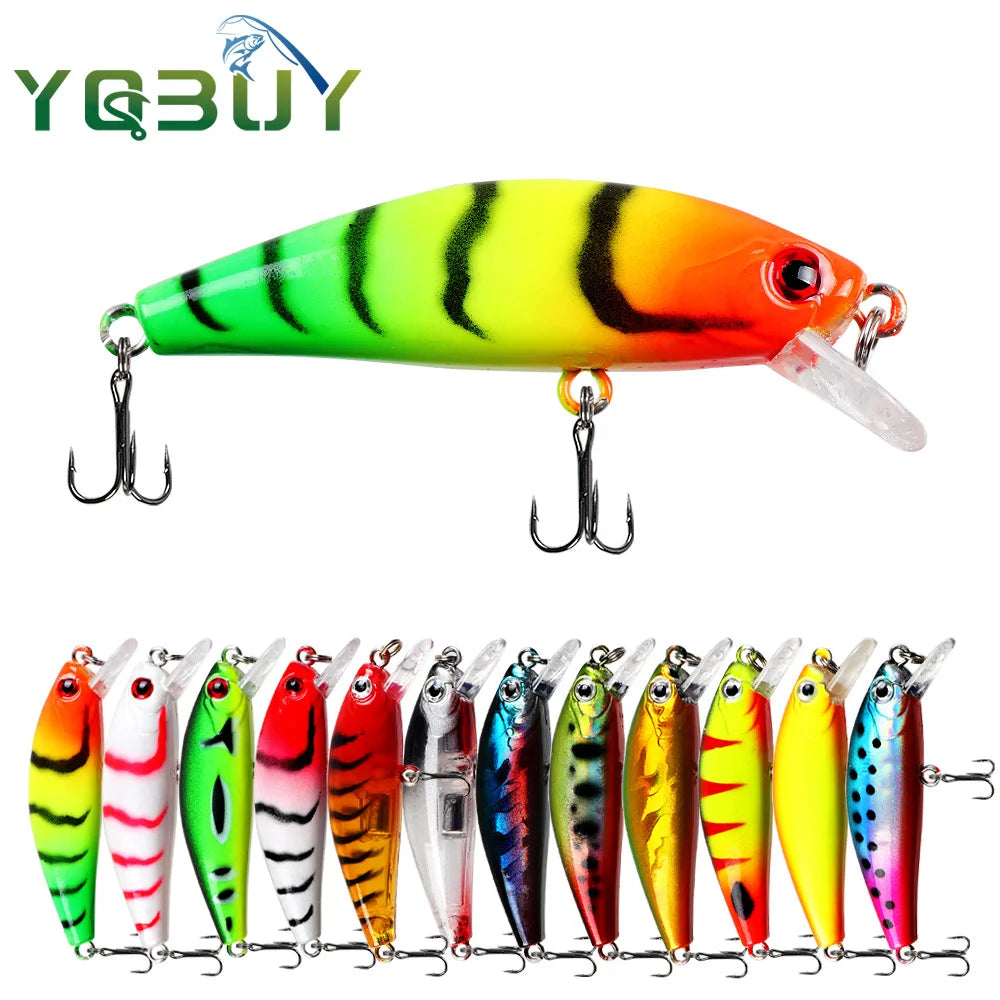 6.5g Sinking Minnow Hard Bait with Dual Treble Hooks Nova Fishing & Outdoors