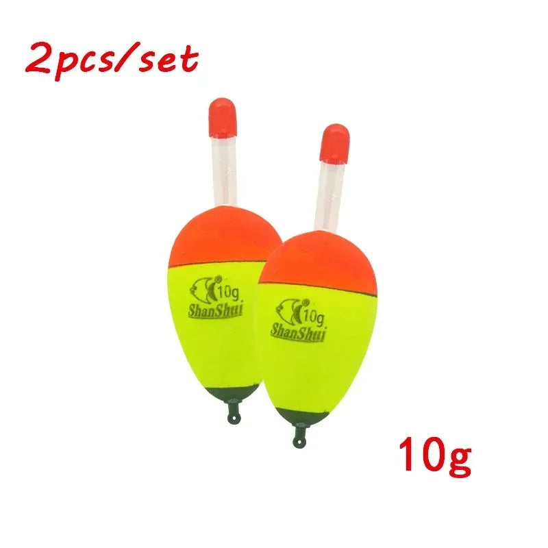 Hard-Body EVA Foam Floats – 10-Pack for Salt & Freshwater 2pcs Yellow 10g Nova Fishing & Outdoors
