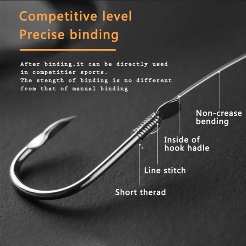 Nova Portable Electric Fishing Hook Tier Automatic Fishing Line Tying Device Machine Tool
