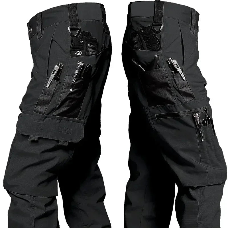 Waterproof Cargo Pants for Hiking & Tactical Work black Nova Fishing & Outdoors