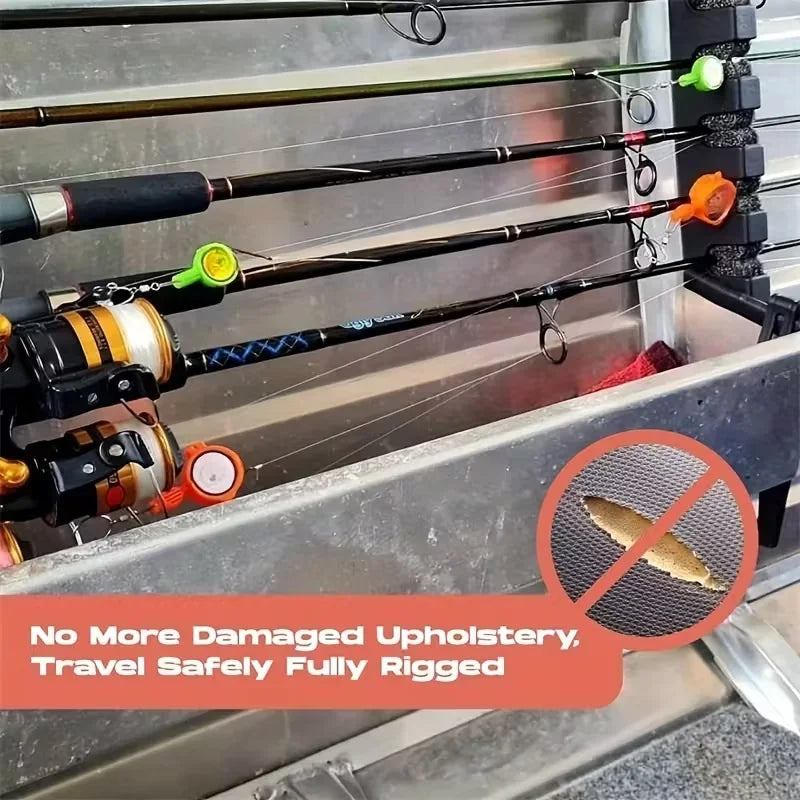 Nova Multifunctional Fishing Gadgets - 2-Pack Outdoor Fishing Line Knotter & Safe Hook Safe Guard Gea