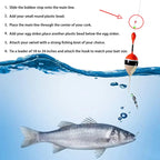 Nova Bobber Stops & Beads Kit – Slip Knot Stoppers for Float Fishing (50/100pc)